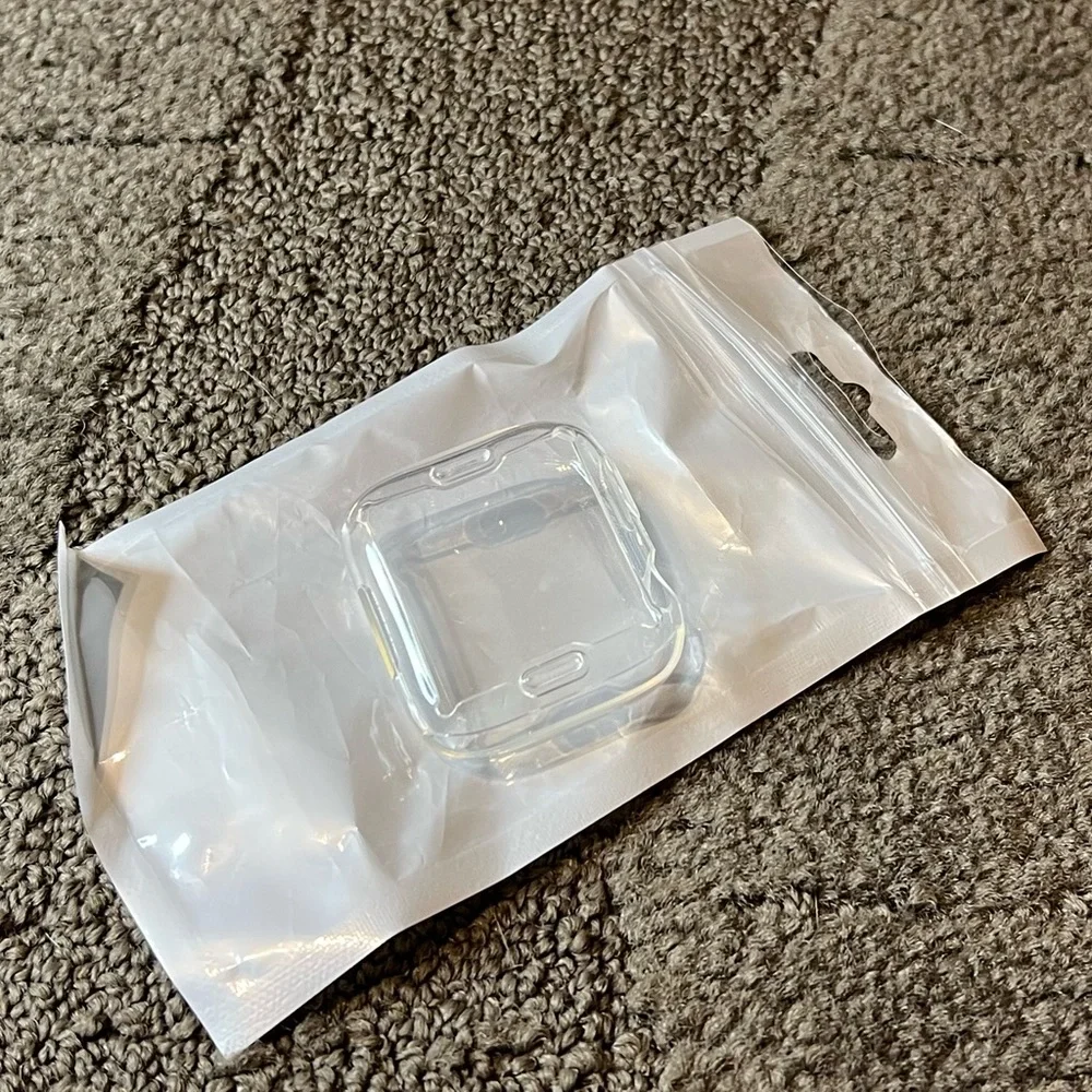 *6 for $10!* Clear TPU Apple Watch Cover Case Protector Flexible 45mm Minimalist